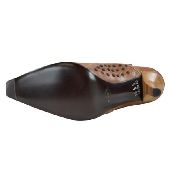 Tod's Walnut St. Valetto Zip High Boots/Booties - Picture 6 of 6